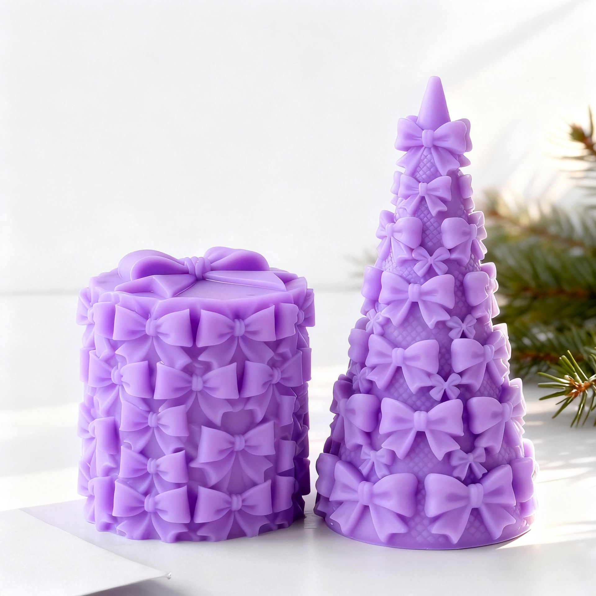 Candle Making Party - 3D Fliege Weihnachtsbaum Geschenkbox Silikonform DIY