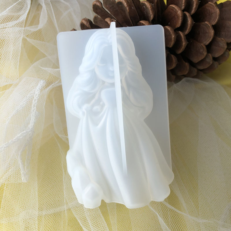 3D süße Prinzessin Silikon Ker – Candle Making Products Bewertung und Preis