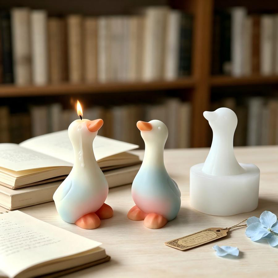 Neue 3D-Enten-Silikonform, DIY – Candle Making Jelly Bewertung und Preis