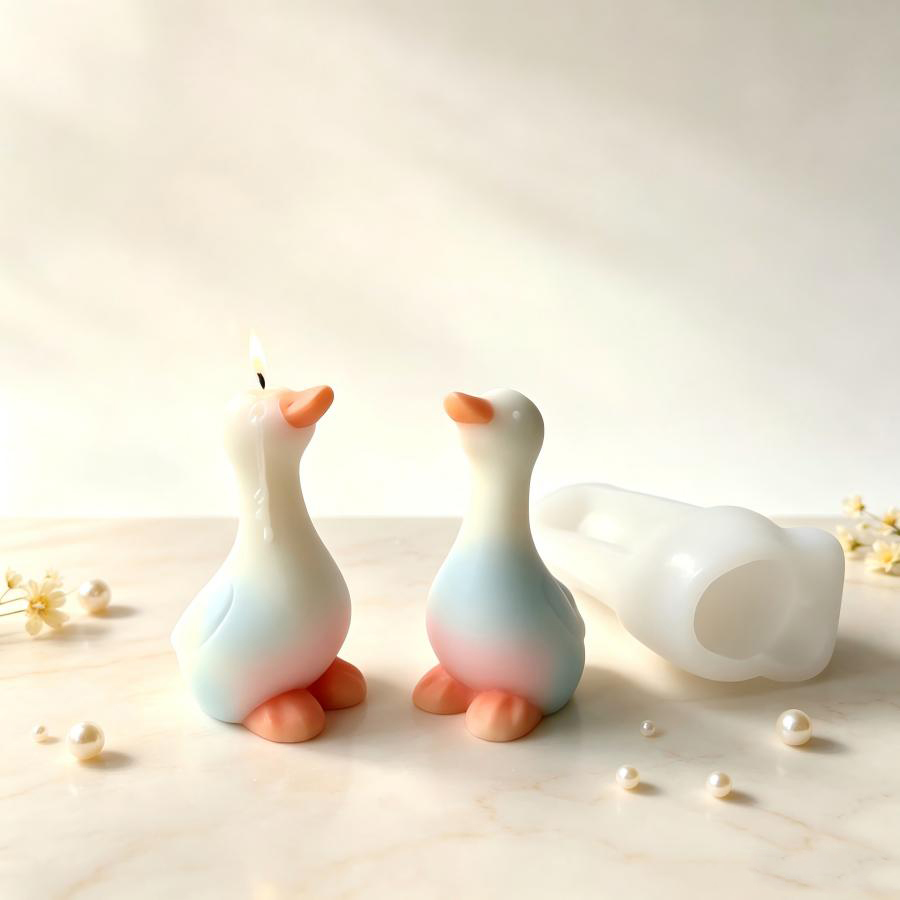 Neue 3D-Enten-Silikonform, DIY – Candle Making Jelly Bewertung und Preis