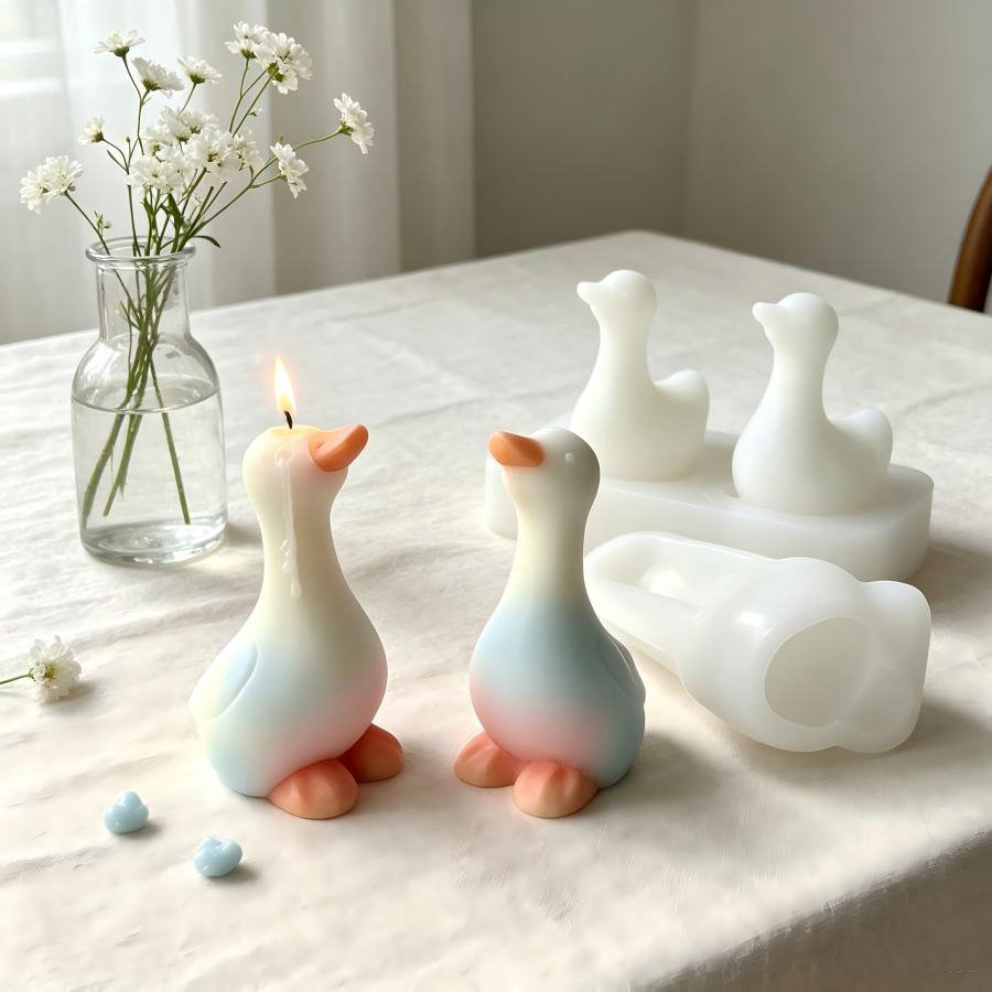 Neue 3D-Enten-Silikonform, DIY – Candle Making Jelly Bewertung und Preis
