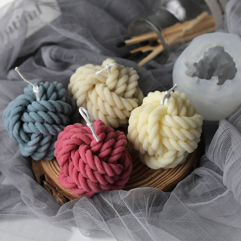 3D Wolle Form Kerze Form Duftk – Candle Making Jelly Bewertung und Preis