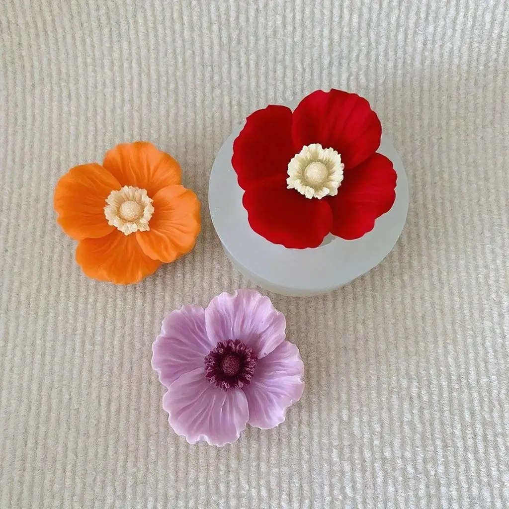 Blumen-Silikonform für Kerzen, – Candle Making Party Bewertung und Preis