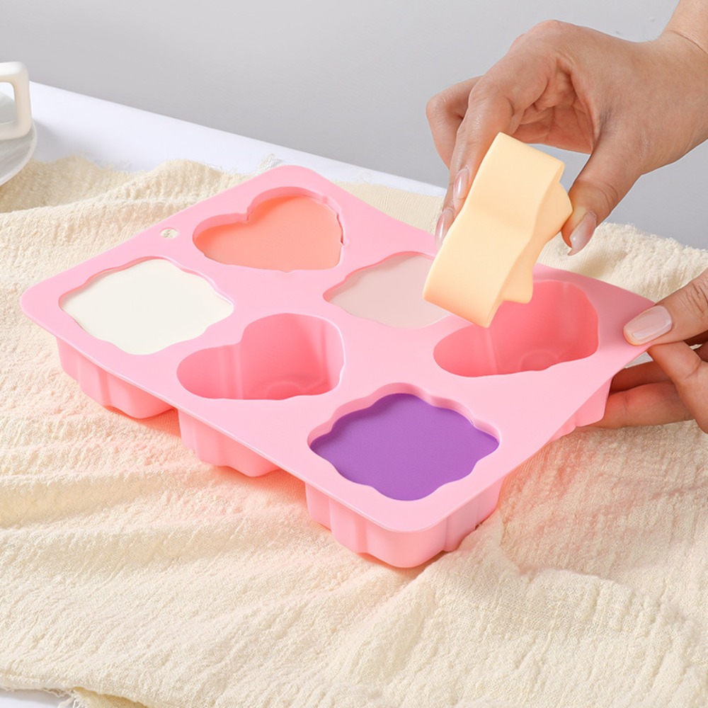 Quadratische herzförmige Silik – Candle Making Jelly Bewertung und Preis