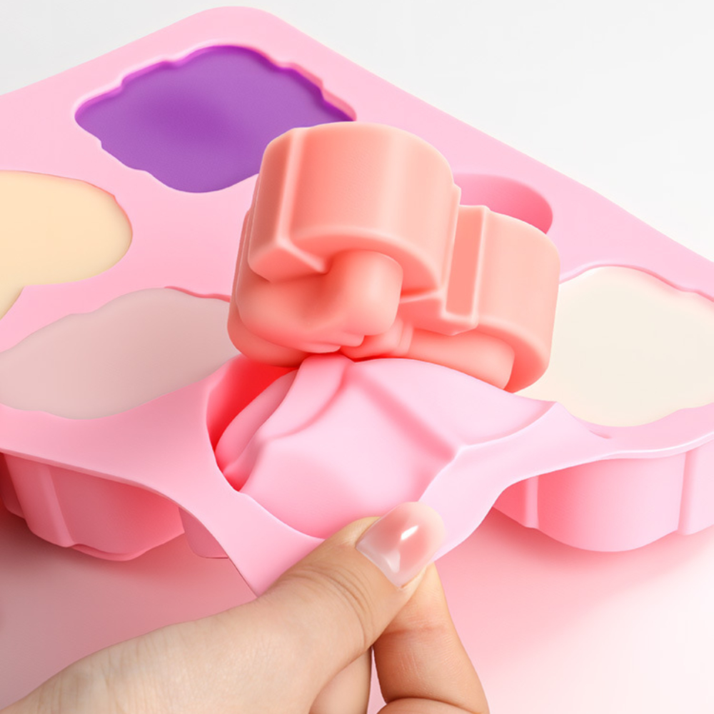 Quadratische herzförmige Silik – Candle Making Jelly Bewertung und Preis