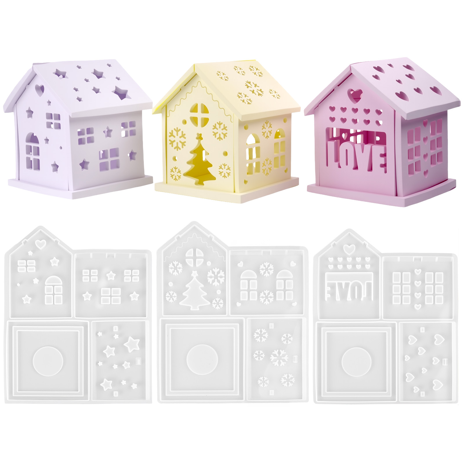 3D Haus Silikonform DIY Weihna – Candle Making Party Bewertung und Preis
