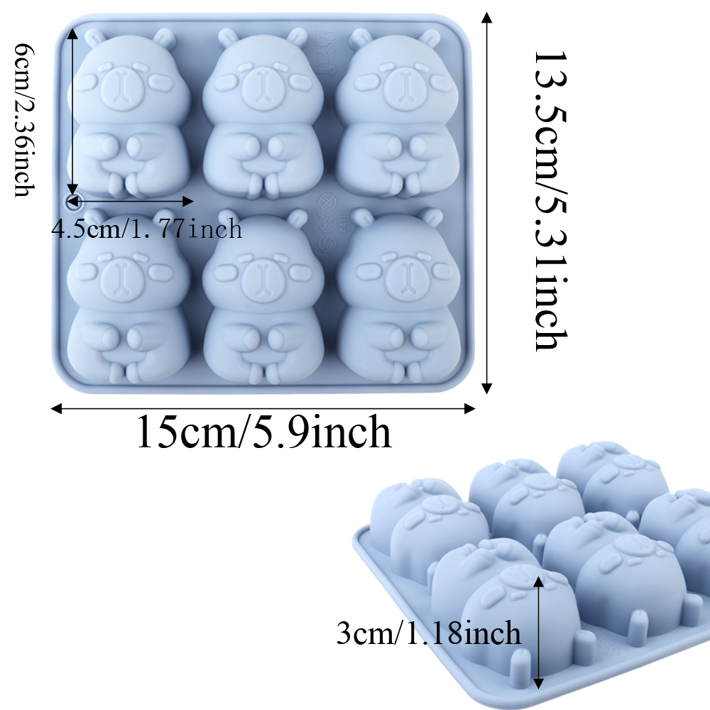 1 Silikon-Kuchenform in Form e – Candle Making Jelly Bewertung und Preis