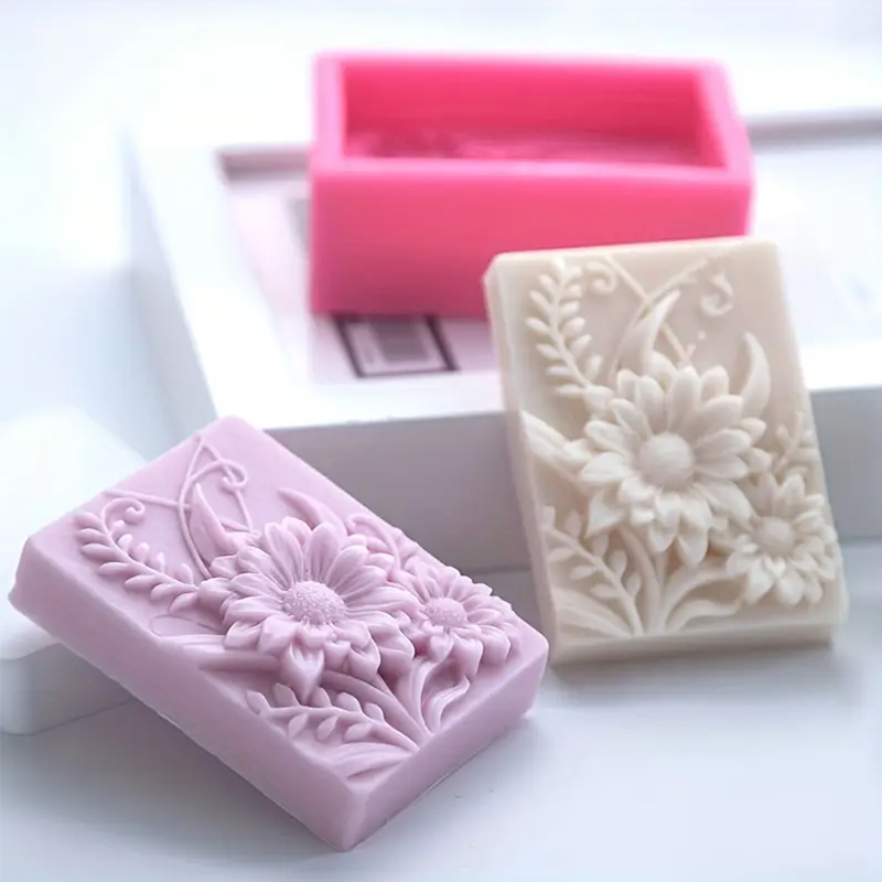 3D Blume Quadrat Seife Silikon – Candle Making Party Bewertung und Preis