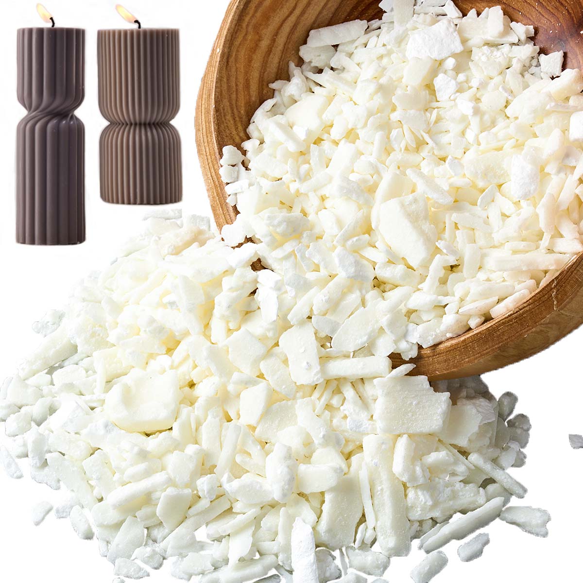 1 Pfund reinweißes Sojawachs f – Candle Making Products Bewertung und Preis