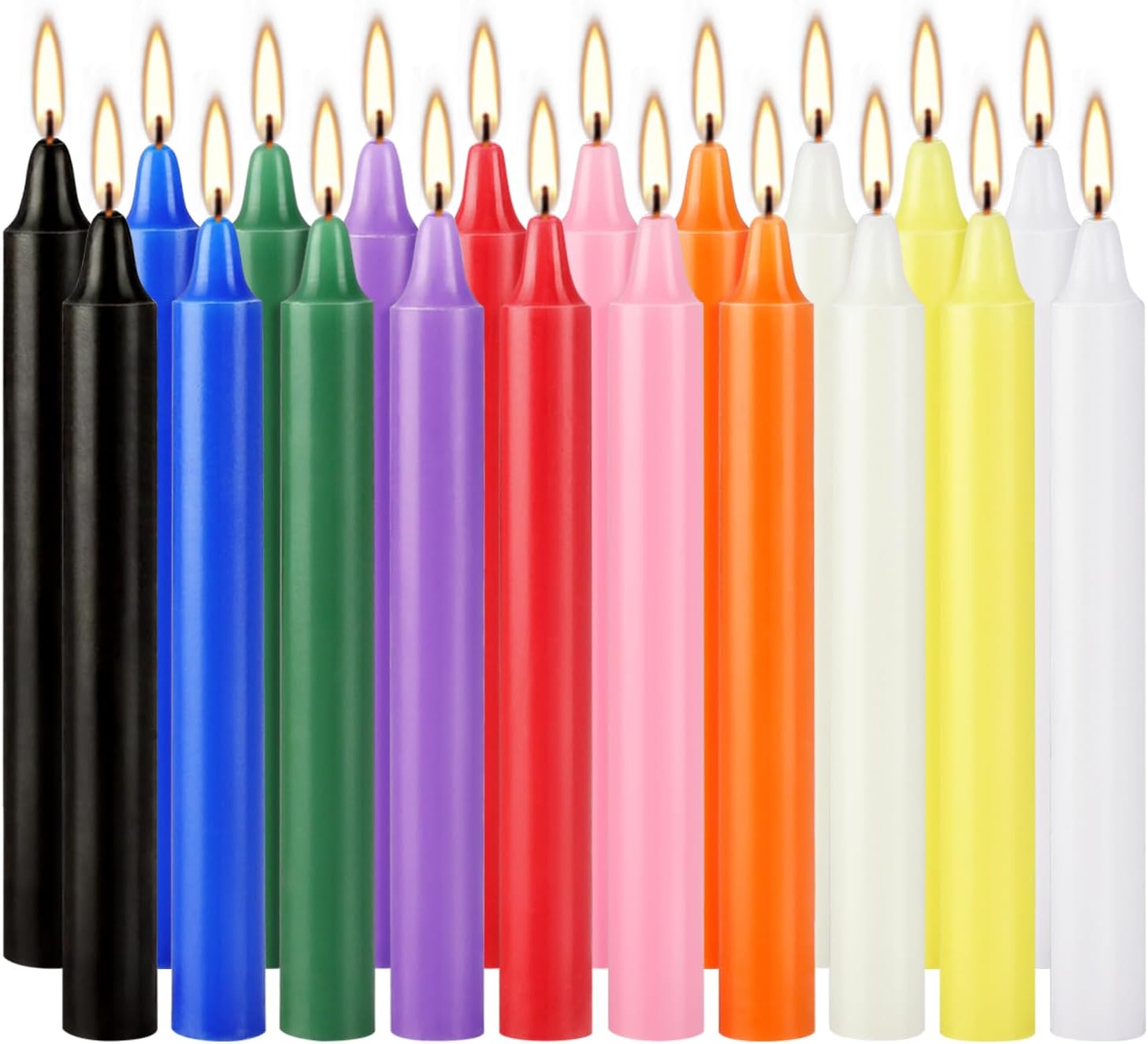 20 bunte kleine Stabkerzen, tr – Candle Making Place Bewertung und Preis