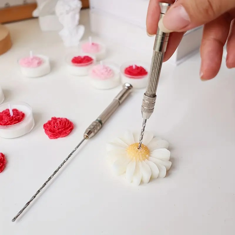 Ein Satz Lochwerkzeuge für die – Candle Making Glass Bewertung und Preis