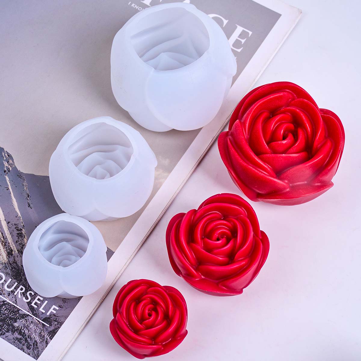 3D Blumenform Silikon Kerzenfo – Candle Making Party Bewertung und Preis